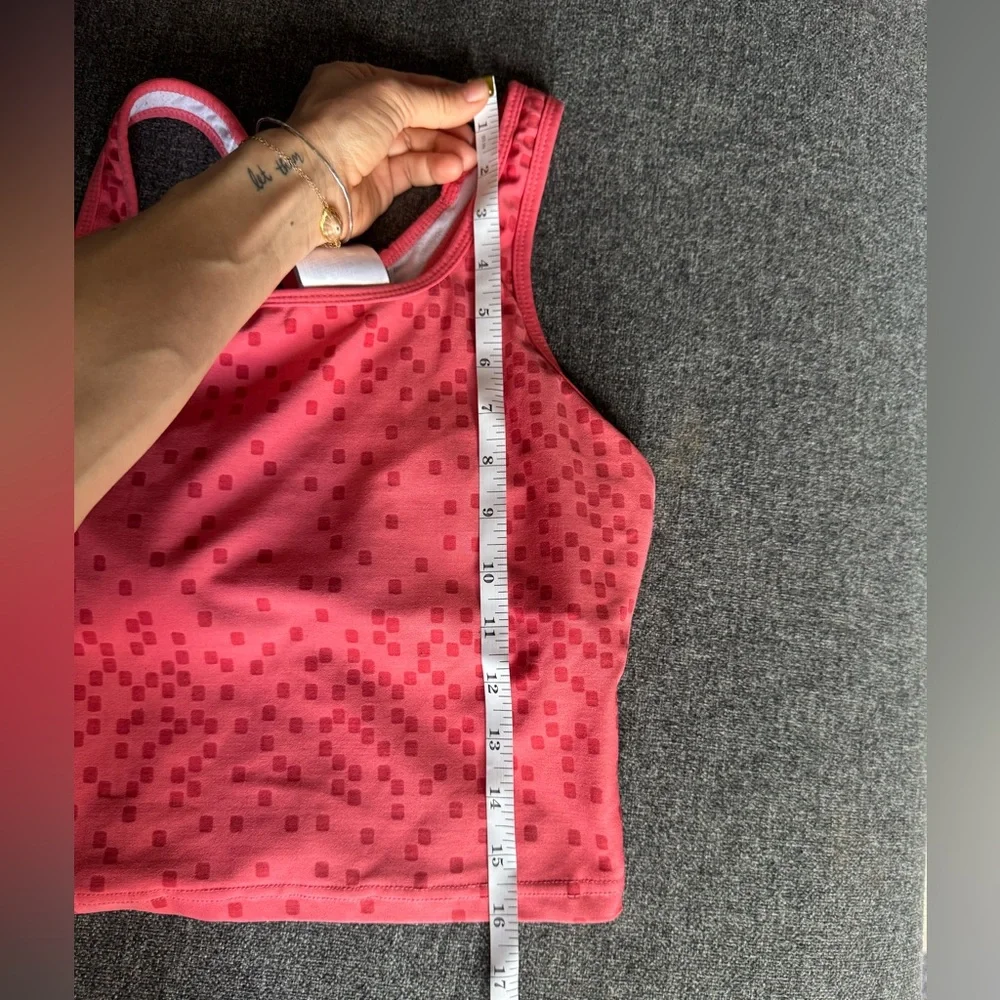 Pink Nike Crop Top w Shelf Bra